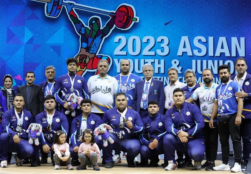 جوانان وزنه‌برداری ایران نایب قهرمان آسیا شدند